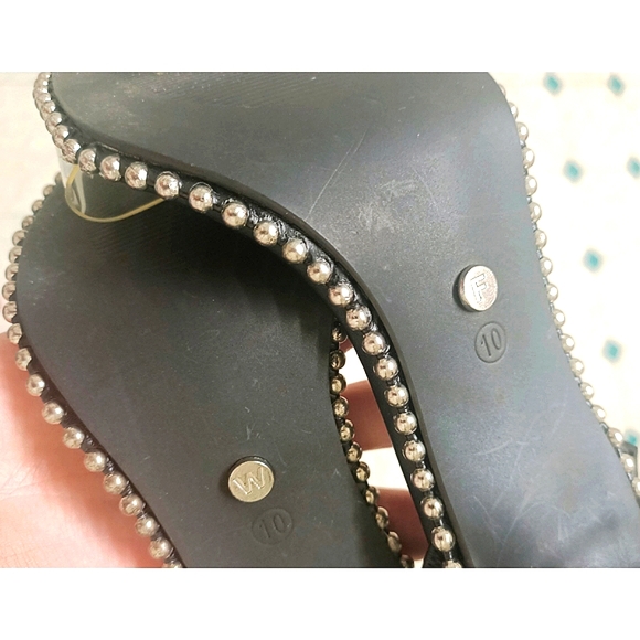 WHITE FOX Chaos studded heels *size 10* - Picture 9 of 11